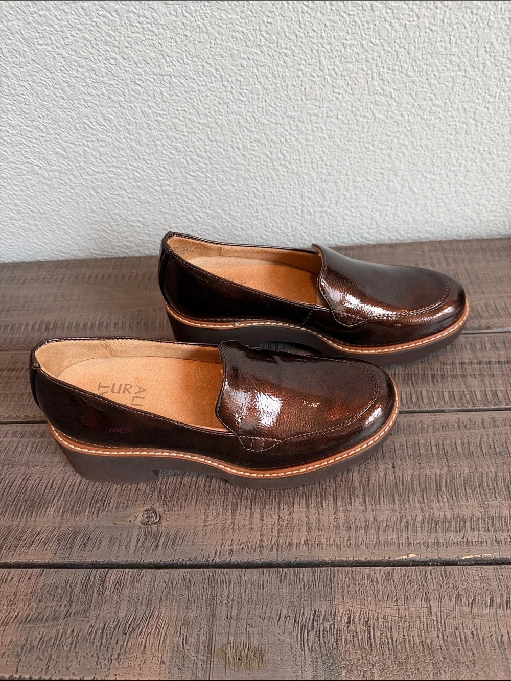 Naturalizer Cabaret Platform Lug Sole Loafer NIB